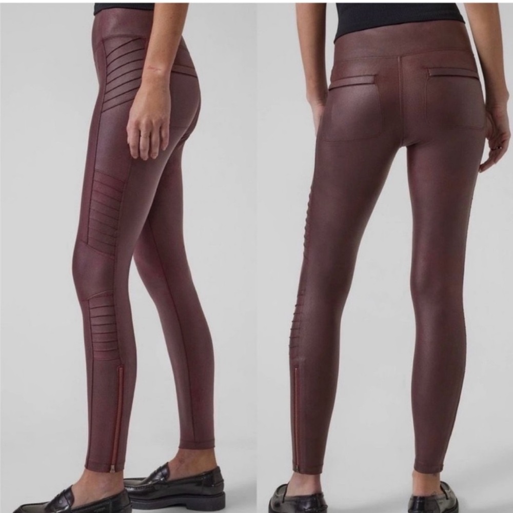 Athleta delancey gleam moto tight